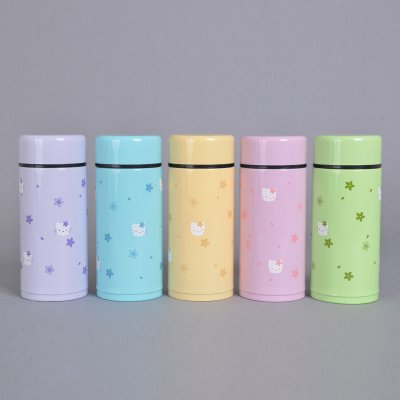 hello Kitty不锈钢保温杯 kt猫可爱卡通水杯创意 女士儿童保温瓶200ML FY-06
