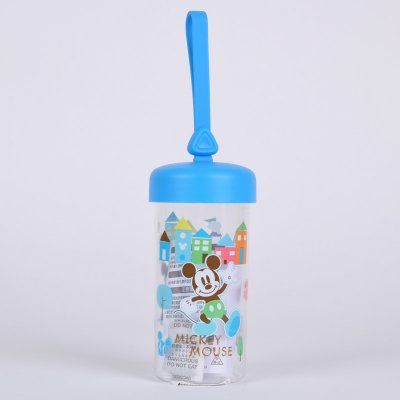 350ml塑料水杯 卡通图案水杯 儿童实用便携运动水壶4140