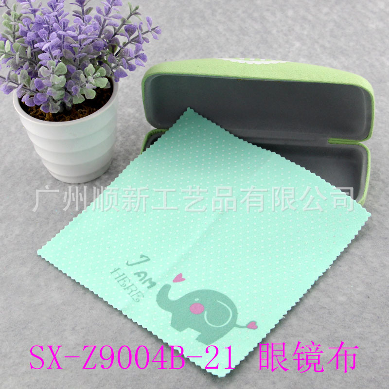 【2015爆款】工厂直供批发可爱卡通双面绒印花眼镜布镜头布檫拭布 SX-Z9004B-214