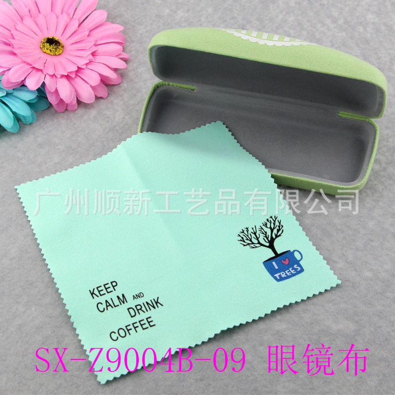 【2015爆款】工厂直供批发可爱卡通双面绒印花眼镜布镜头布檫拭布 SX-Z9004B-095