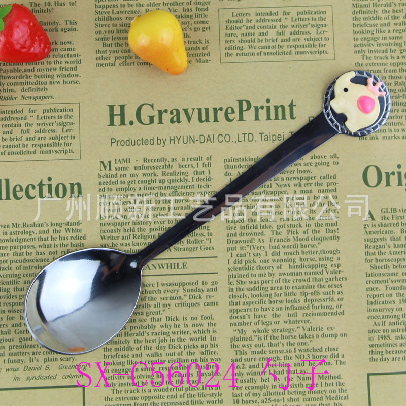 【2015新品】工厂直供批发优质精美不锈钢西餐勺子长柄饭汤调羹 SX-C560244