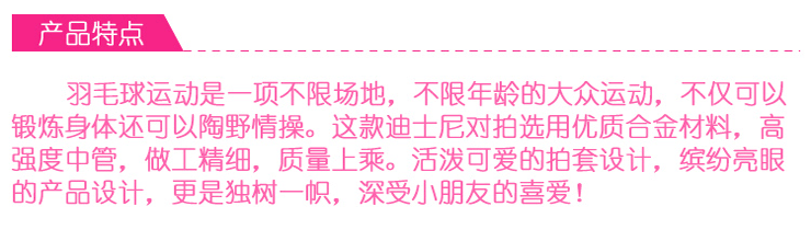 公主羽毛球对拍 羽毛球拍3
