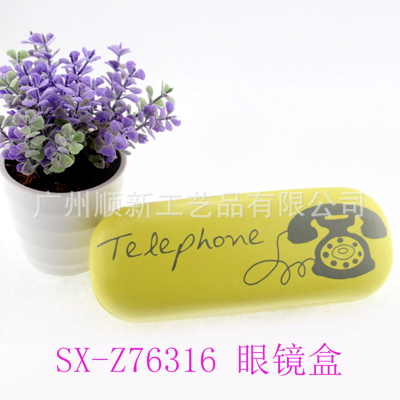 【小清晰系列】创意可爱日韩帆布小清新学院风高档学生光学眼镜盒8