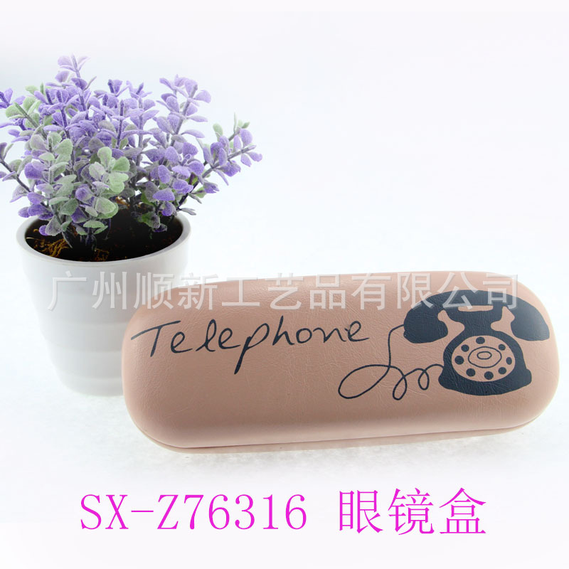 【小清晰系列】创意可爱日韩帆布小清新学院风高档学生光学眼镜盒6