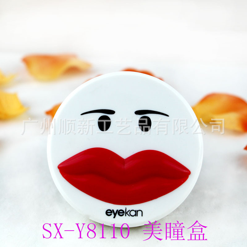 【2015热销新款】工厂低价批发可爱卡通立体塑料造型隐形眼镜盒3