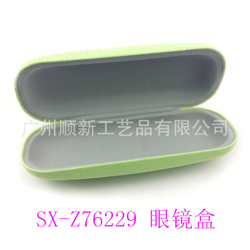【2015热销新品】工厂批发日韩订制经典田园圆点印花框架眼镜盒10