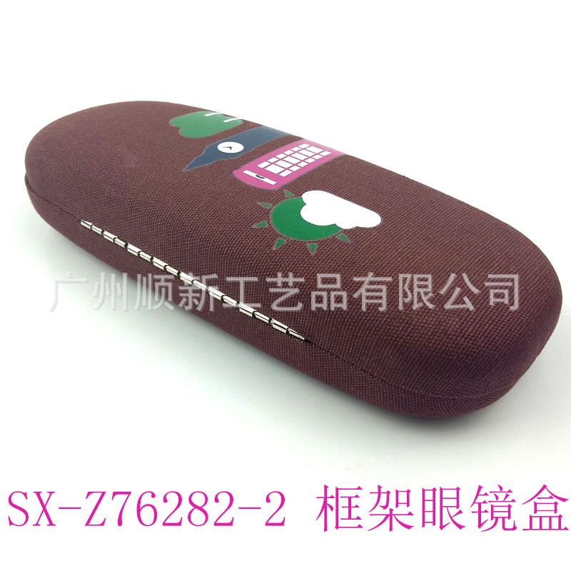 【2015批发低价促销】工厂直供订制小清新帆布印花优质框架眼镜盒6
