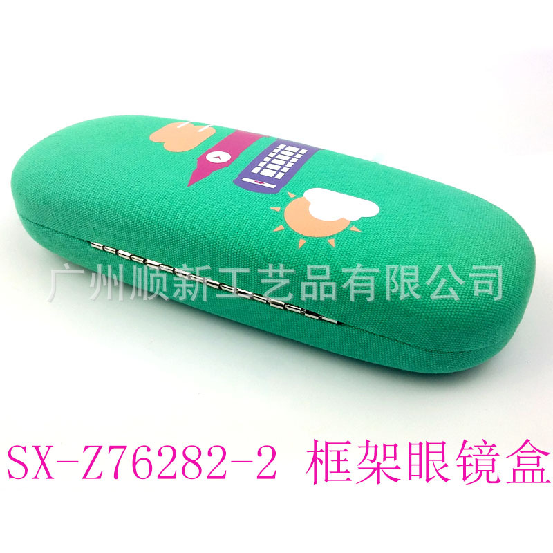 【2015批发低价促销】工厂直供订制小清新帆布印花优质框架眼镜盒9