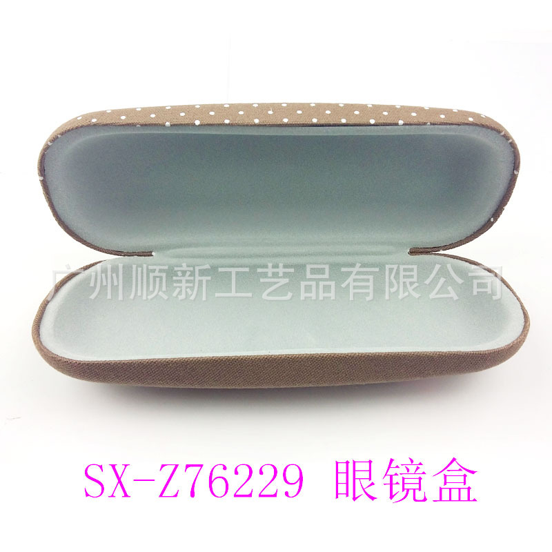 【2015热销新品】工厂批发日韩订制经典田园圆点印花框架眼镜盒14