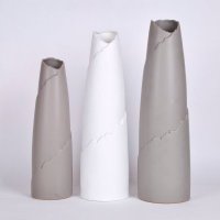 现代简约陶瓷摆件花瓶 个性创意花瓶插花器 家居饰品花瓶摆件摆设OH021-8101-11W2