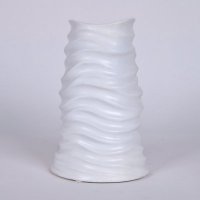 现代简约陶瓷花瓶摆件 时尚艺术不规则螺旋花瓶 创意家居装饰摆设纯色花瓶OH034-7973-11W2