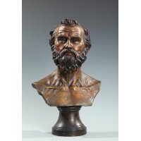 欧式现代抽象铜雕头像B造型摆件客厅书房卧室装饰