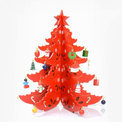 木质圣诞树摆件立体圣诞树圣诞装饰品圣诞礼物HY5316