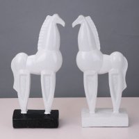 现代简约抽象马摆件2+6，家居摆设办公室样板房等