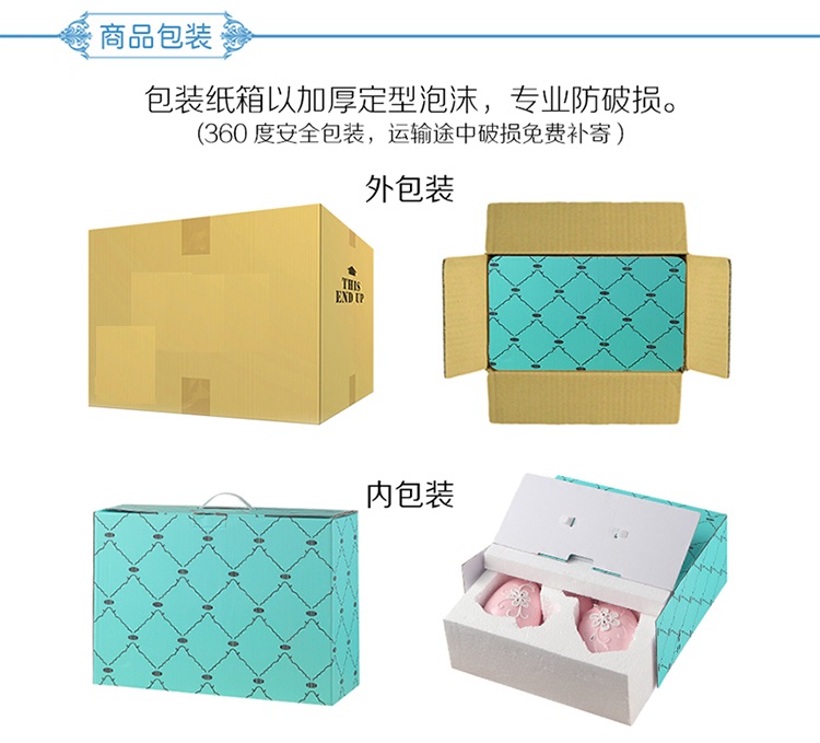 现代简约风格陶瓷蓝色猫猫情侣摆件书房儿童房卧室装饰T001（套装）5