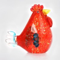 创意家具饰品摆件琉璃工艺品快乐小鸡造型现代家居装饰品XSJ-75