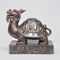 树脂仿铜龙龟家居工艺品摆件 招财镇宅化太岁 家居装饰品摆设工艺品礼品12937