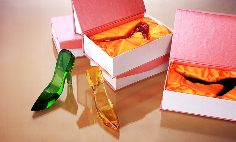 定制个性礼品 灰姑娘水晶鞋摆件 送女友老婆浪漫生日礼物创意 新年礼品3