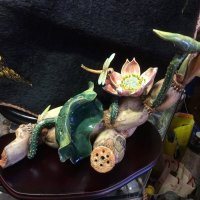 中式高档手制陶瓷《有出头》摆件客厅商铺装饰