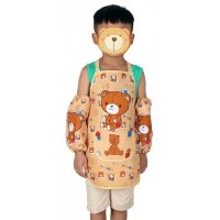 中号儿童围裙 宝宝罩衣吃饭衣防水画画衣