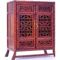 祥和 红酸枝竹节柜 红木微缩家具模型  家居装饰摆设摆件