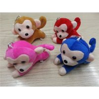 厂家供应毛绒猴子玩具趴猴公仔小猴子玩偶猩猩手机挂件包花束娃娃年会礼品批发