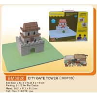 DIY真砖真瓦迷你建筑BM3826