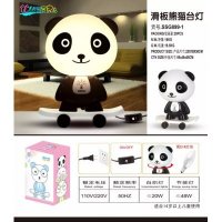 简约可爱超萌卡通滑板熊猫台灯夜灯SSG899-1