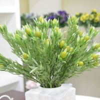 现代简约单只木百合仿真绢花仿真植物家居装饰