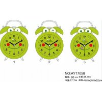 简约可爱卡通表情塑料闹钟AY17058