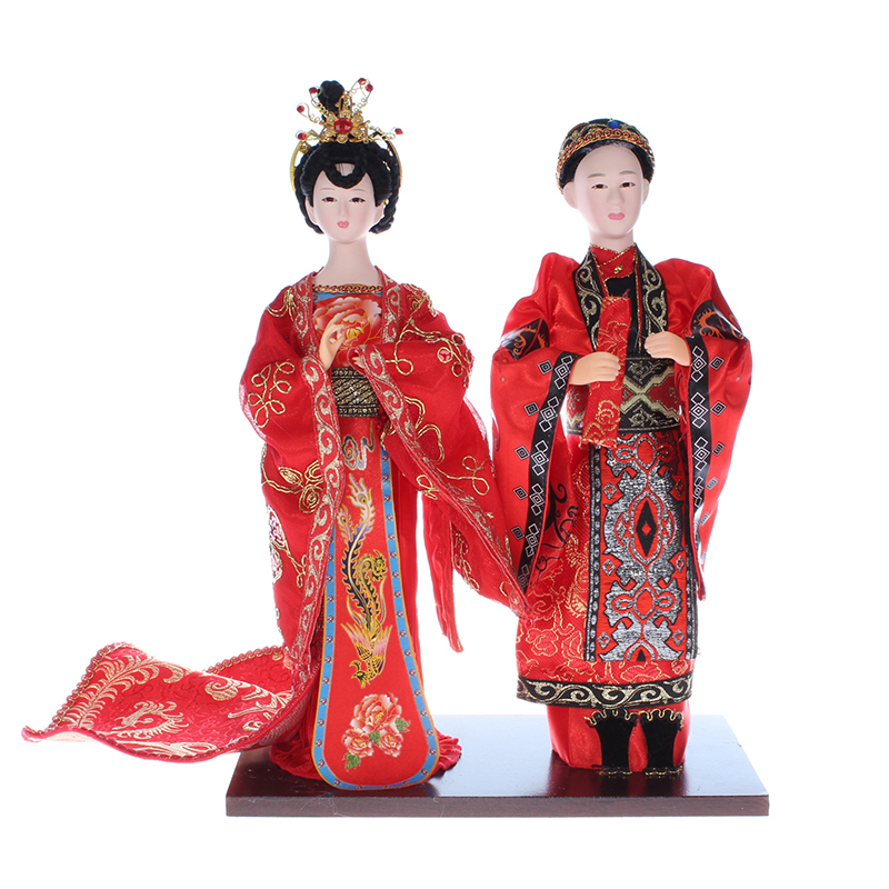 中式古典新郎新娘婚庆公仔摆设品摆件家居装饰摆件人物摆件1