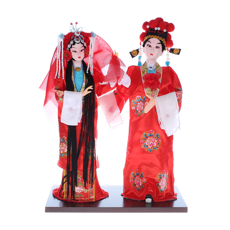 中式古典新郎新娘婚庆公仔摆设品摆件家居装饰摆件人物摆件3