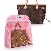 科特豪斯 Hellokitty包包收纳袋布艺衣柜整理收纳挂袋防尘袋KT0147