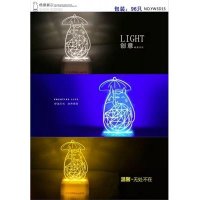 时尚创意龙猫造型多彩小夜灯