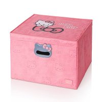 科特豪斯 Hellokitty大号折叠收纳箱 有盖衣服储物箱 棉被收纳箱KT0099