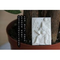 关公吊坠 纯牦牛骨手工雕刻 趋吉避祸招财吉祥物