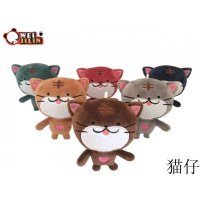 猫仔毛绒公仔钥匙扣挂饰