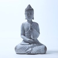 中式环保水泥古朴佛像摆件家居装饰摆件 G008L