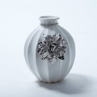 西式复古镶钻陶瓷花瓶家居装饰摆设N051