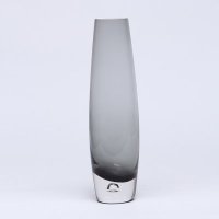 明灰色玻璃花瓶创意家居装饰品客厅水培插花器样板房间摆件工艺品1470-CGY