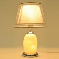 现代简约台灯 磨砂玻璃台灯 马赛克灯身台灯 创意实用床头灯3150 6174