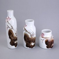中式仿古高档陶瓷花瓶摆件 实用花瓶花器  时尚家居陶瓷饰品工艺品摆件BT-8-1