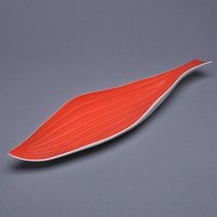 简约现代陶瓷鱼形红色大果盘RP-TCH6007