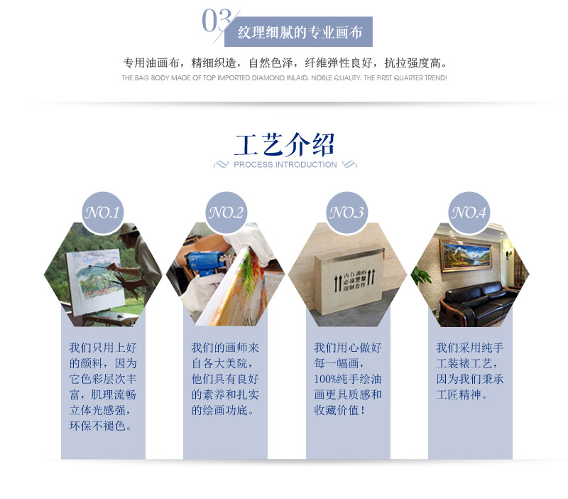 现代手工油画沙发挂画三件套 黑白色专用防水油画布ps框挂画 酒店家居装饰画 SPG YH0596