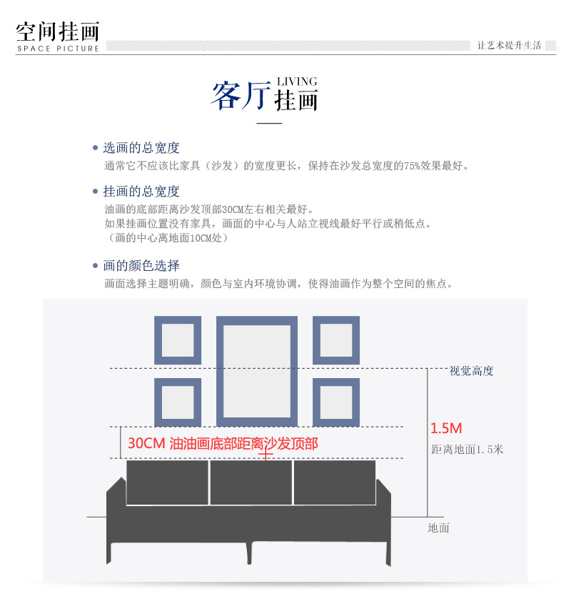 现代手工油画沙发挂画三件套 黑白色专用防水油画布ps框挂画 酒店家居装饰画 SPG YH0598