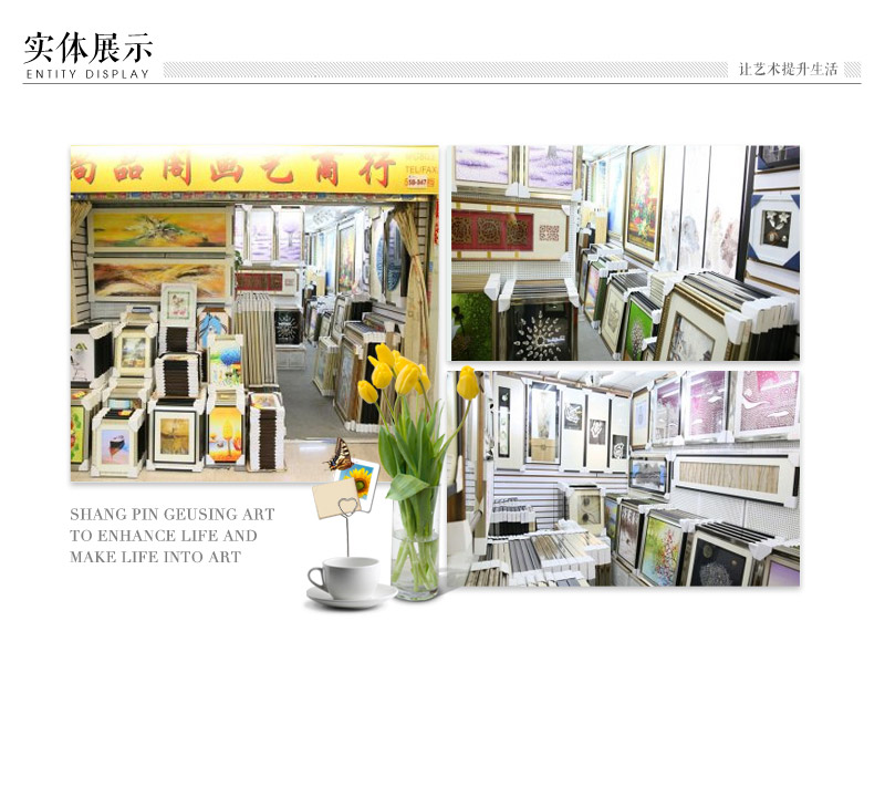 现代手工油画沙发挂画三件套 黑白色专用防水油画布ps框挂画 酒店家居装饰画 SPG YH05913