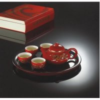 茗器838A（中华红龙套壶）和记张生茶具套装