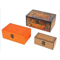出口美国复古3件套首饰盒软装装饰道具储物盒