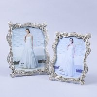 现代高档锌合金相框 米白色艺术边框婚纱照相架 婚庆送礼家饰装饰品 099-57f