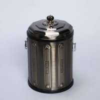 不锈钢时尚客厅垃圾桶茶水桶 时尚高档欧式茶水桶 Y10LT